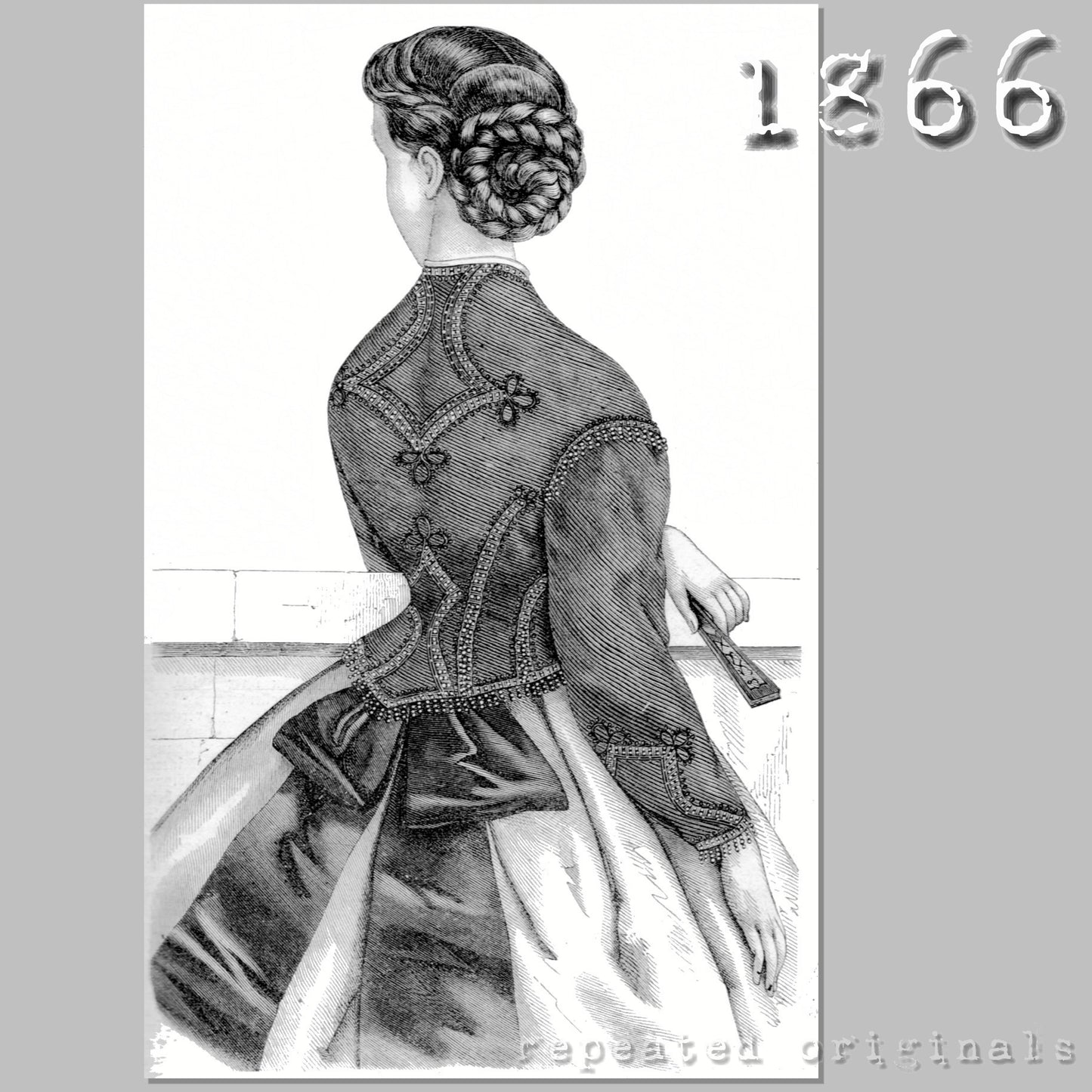 1866 Jacket Sewing Pattern - INSTANT DOWNLOAD PDF