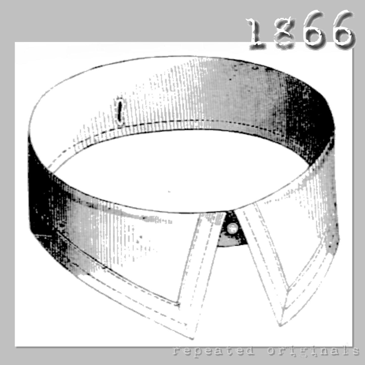 1866 Three Collars for Men Sewing Pattern - INSTANT DOWNLOAD PDF