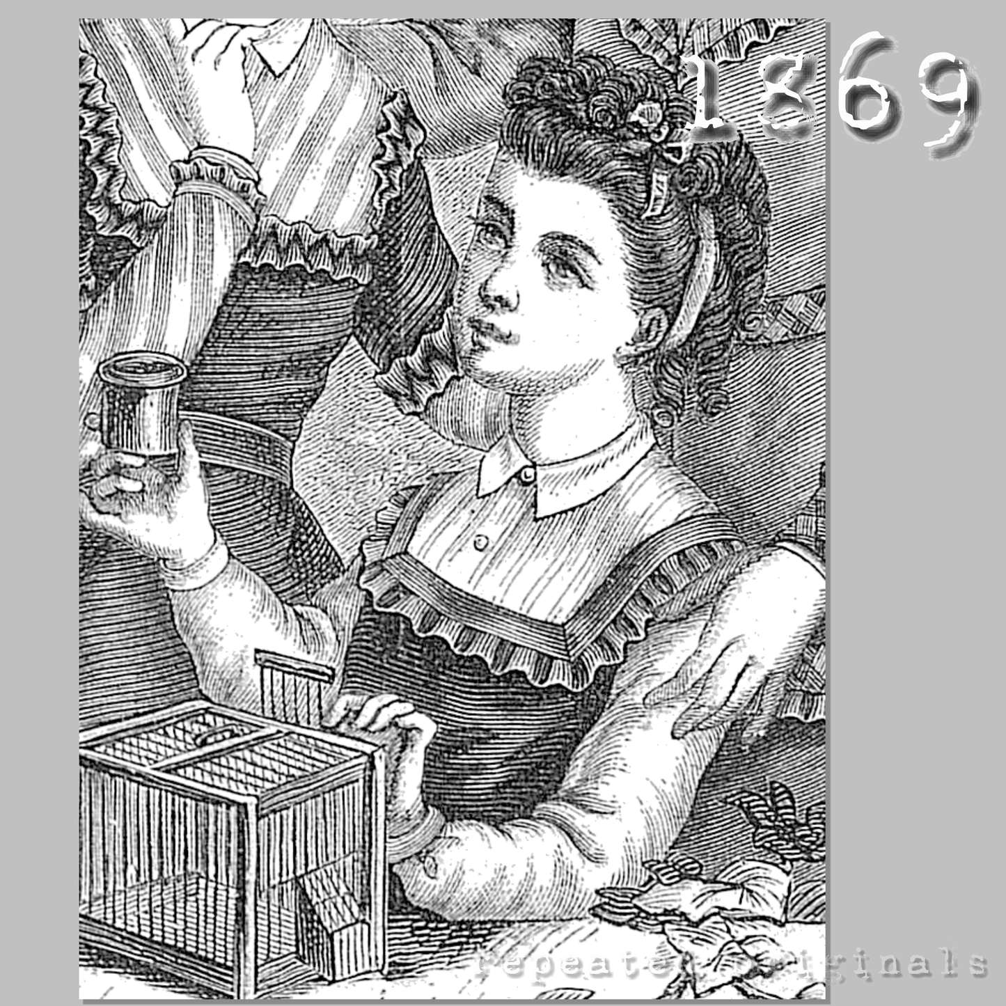 1869 Bodice for Girls 3-5 Years Sewing Pattern - INSTANT DOWNLOAD PDF