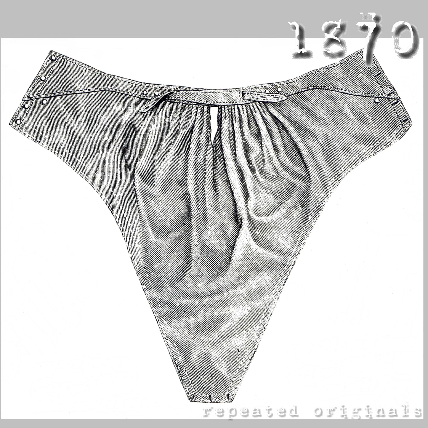 1870 Man's Bathing Suit Sewing Pattern - INSTANT DOWNLOAD PDF