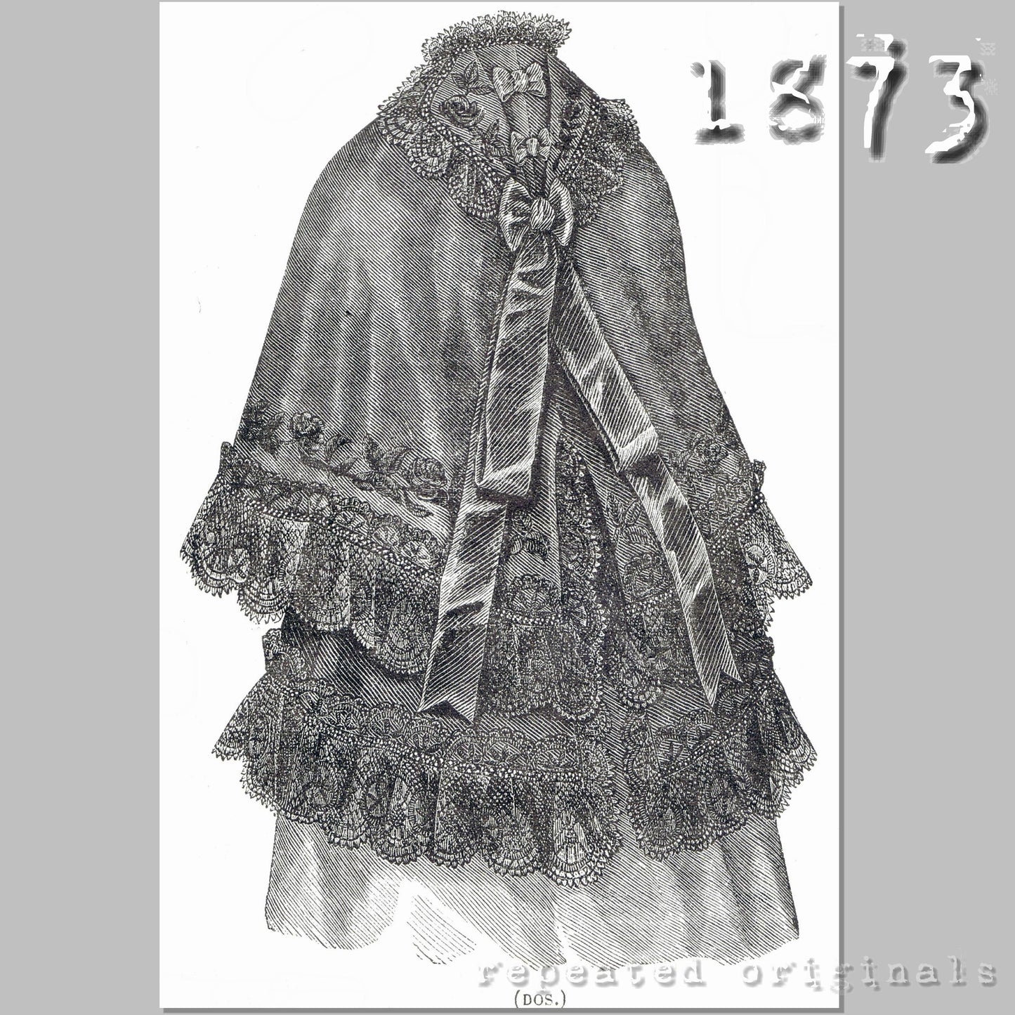 1873 Demi-Manteau Sewing Pattern - INSTANT DOWNLOAD PDF