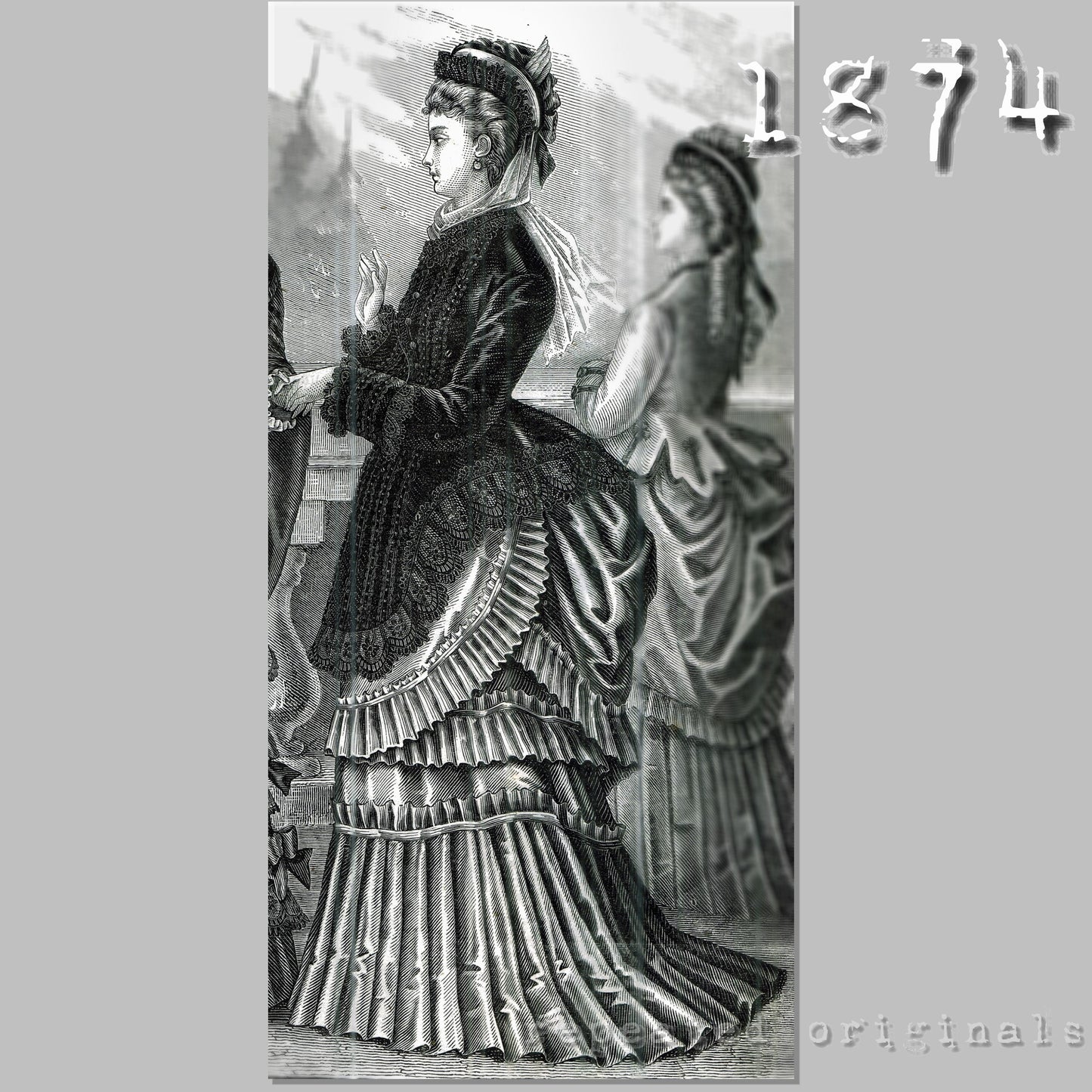 1874 Paletot Sewing Pattern - INSTANT DOWNLOAD PDF