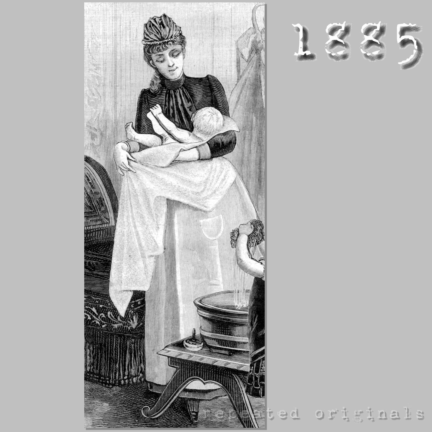 1885 Mother's and Infant's Sewing Patterns - INSTANT DOWNLOAD PDF