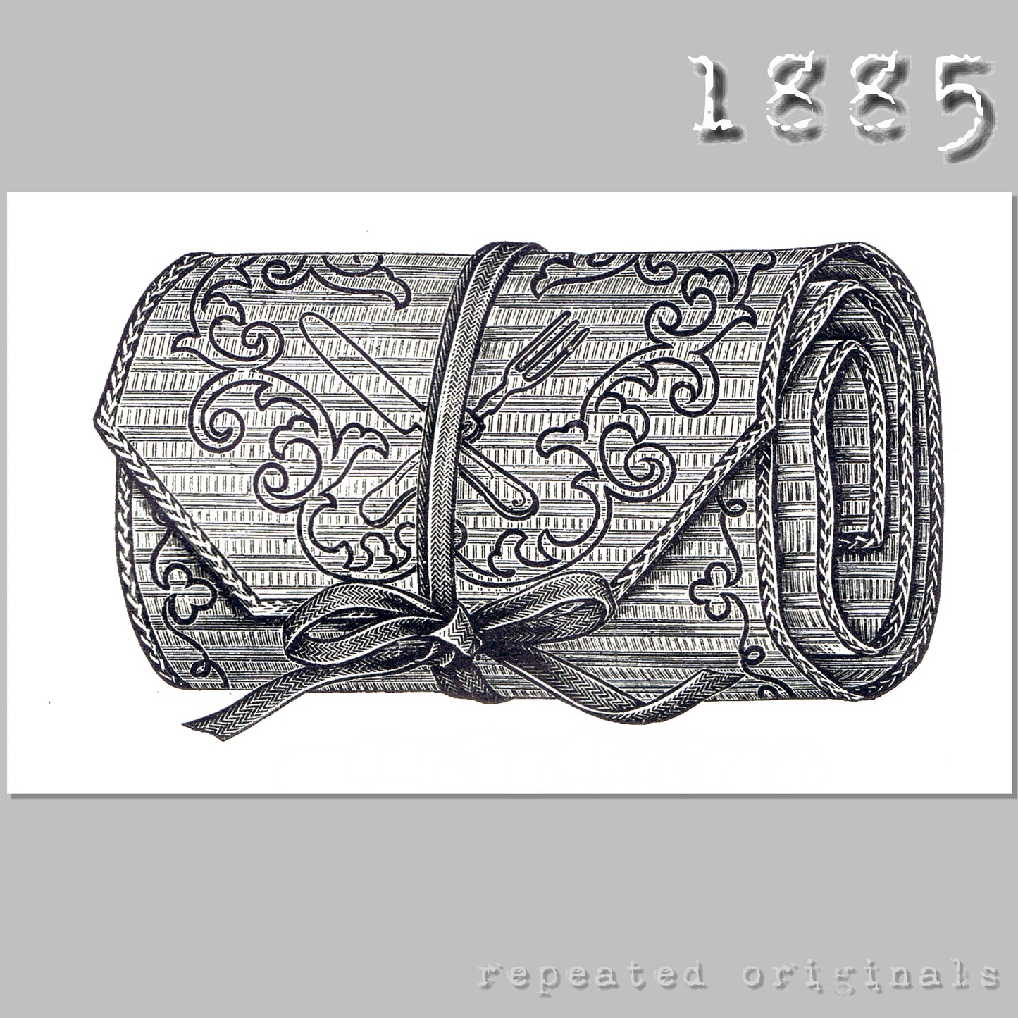 1885 Case for Cutlery (Knives and Forks) Sewing Pattern - INSTANT DOWNLOAD PDF