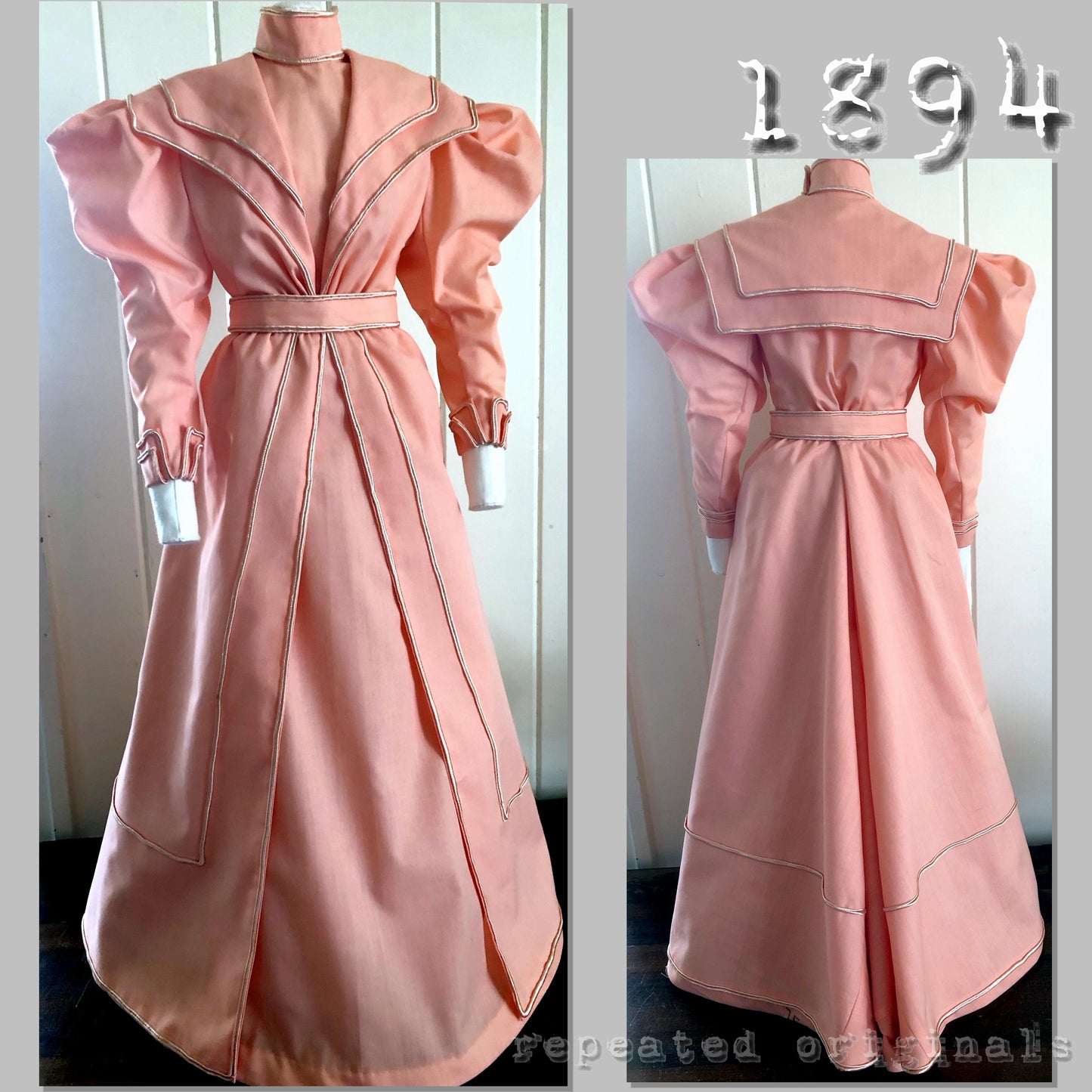 1894 Dress (Skirt and Bodice) - INSTANT DOWNLOAD PDF