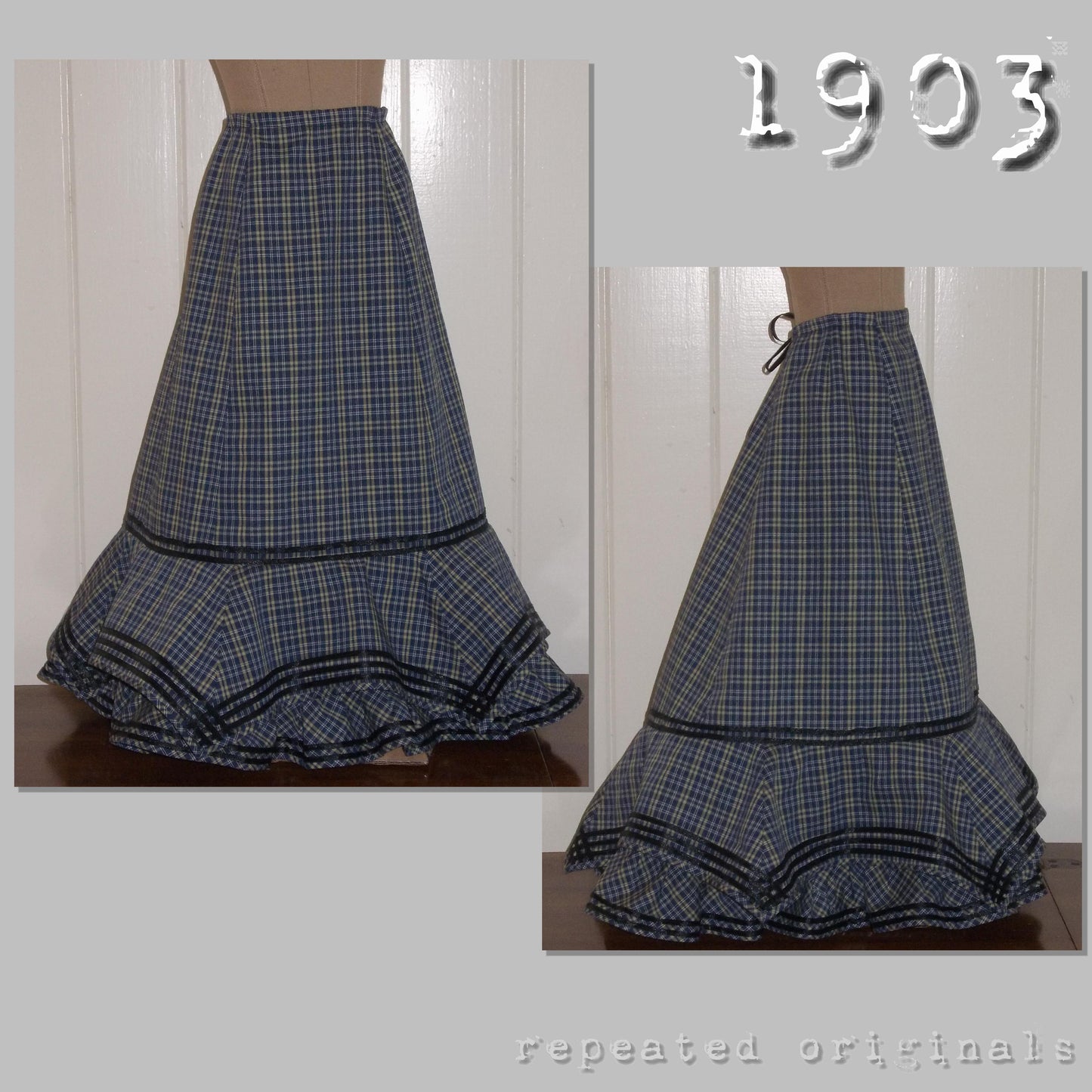 1903 Elegant Petticoat Sewing Pattern - INSTANT DOWNLOAD PDF