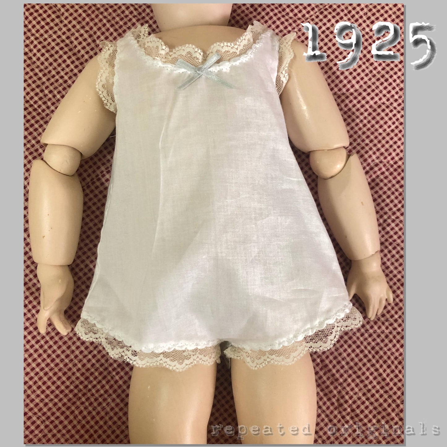 1925 Doll Dirndl Dress and Underwear Sewing Pattern - INSTANT DOWNLOAD PDF