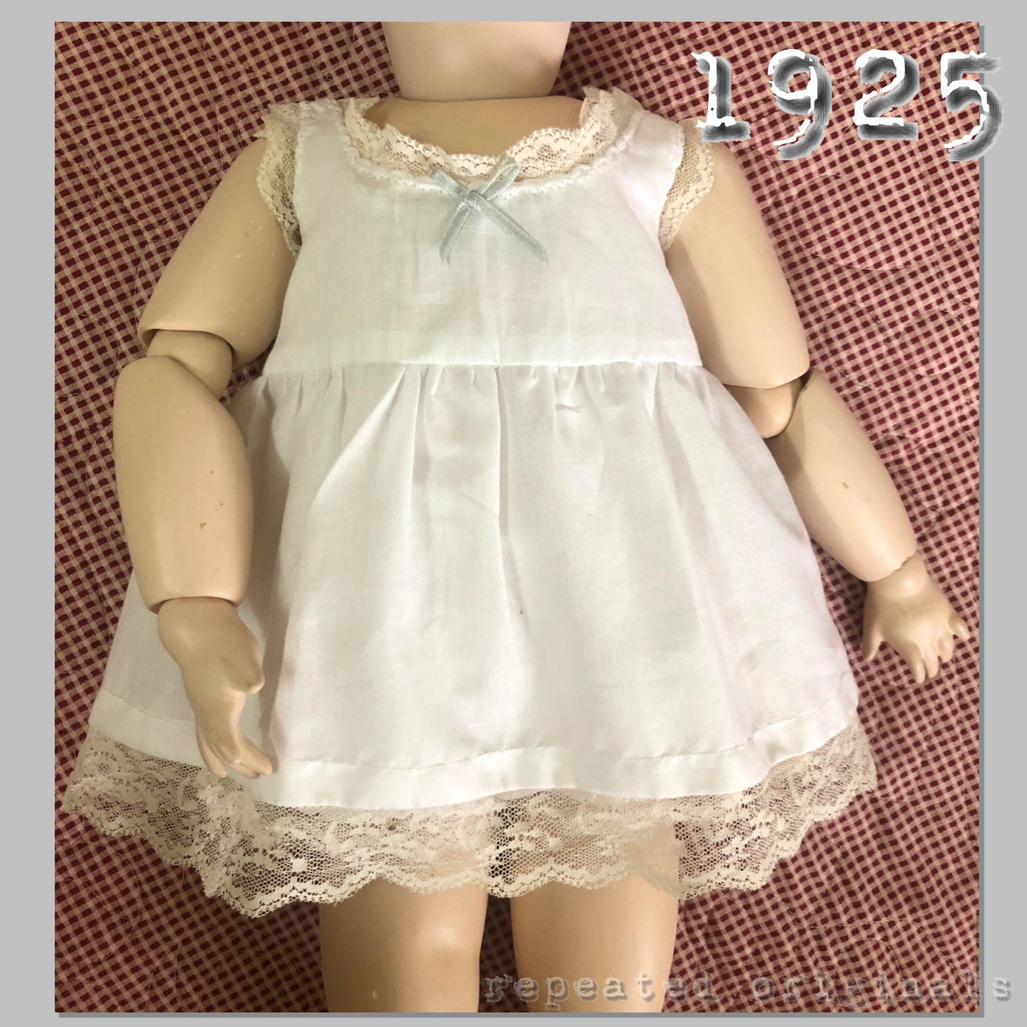 1925 Doll Dirndl Dress and Underwear Sewing Pattern - INSTANT DOWNLOAD PDF