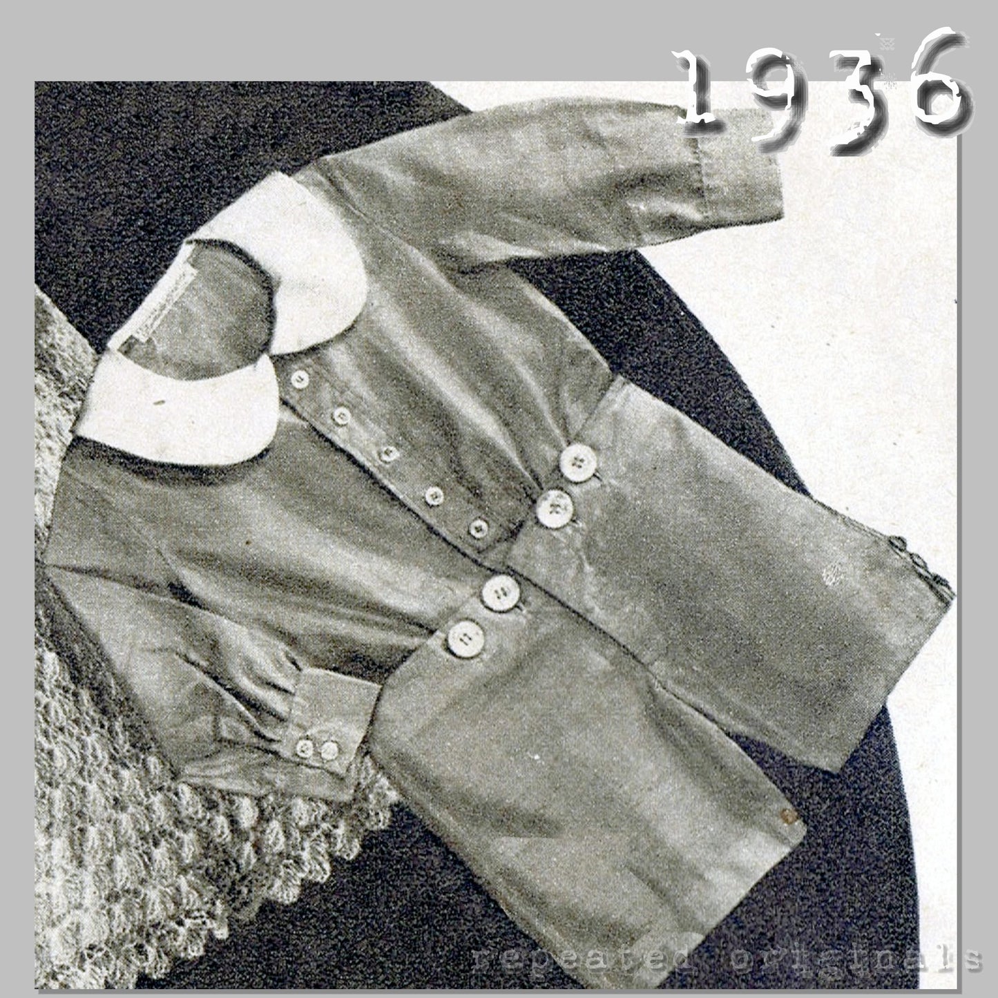 1936 Suit for Boy 2-4 Years Sewing Pattern - INSTANT DOWNLOAD PDF