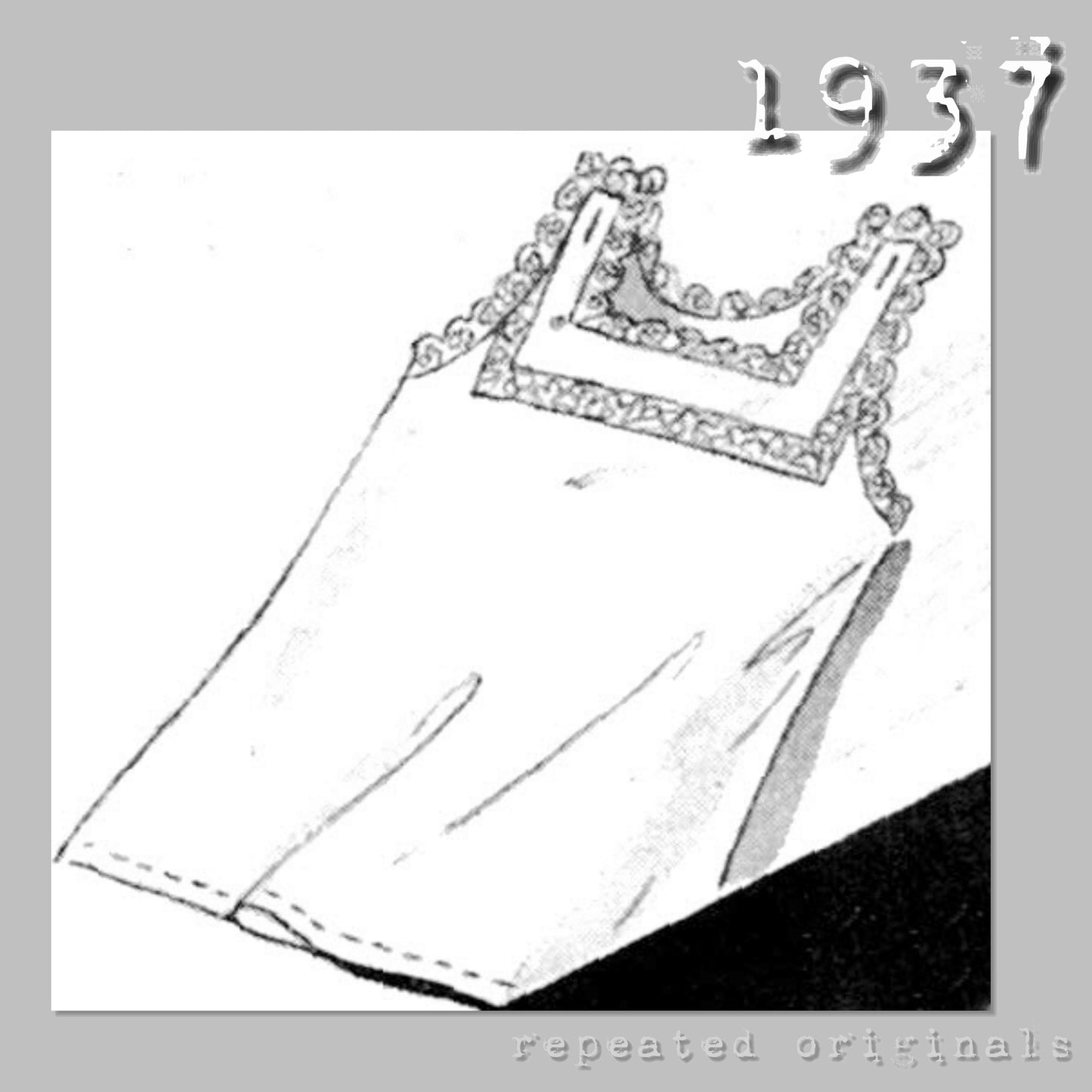 1937 Chemise, dress, jacket and bonnet for children aged 1-2 years Sewing Pattern - INSTANT DOWNLOAD PDF