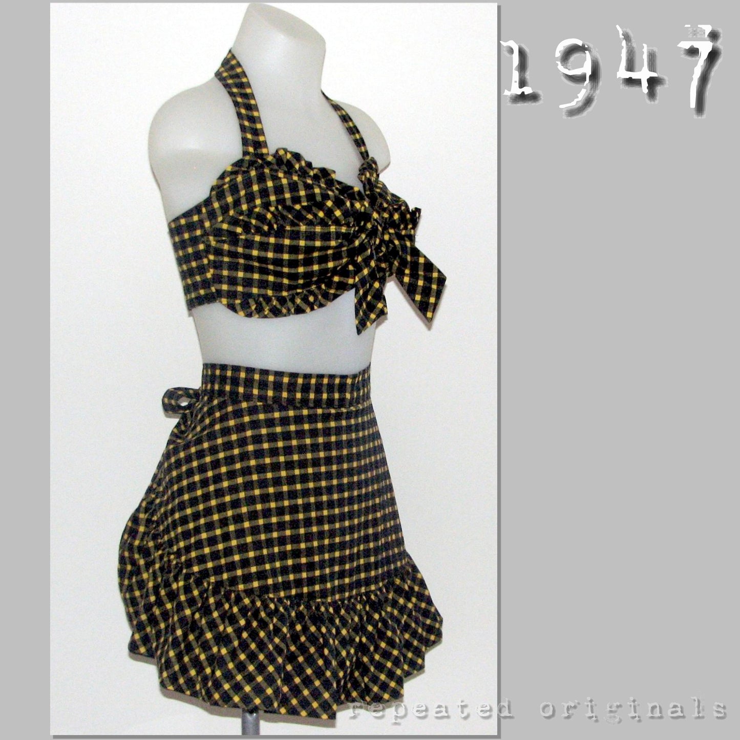 1947 Playsuit and Coat Sewing Pattern - INSTANT DOWNLOAD PDF