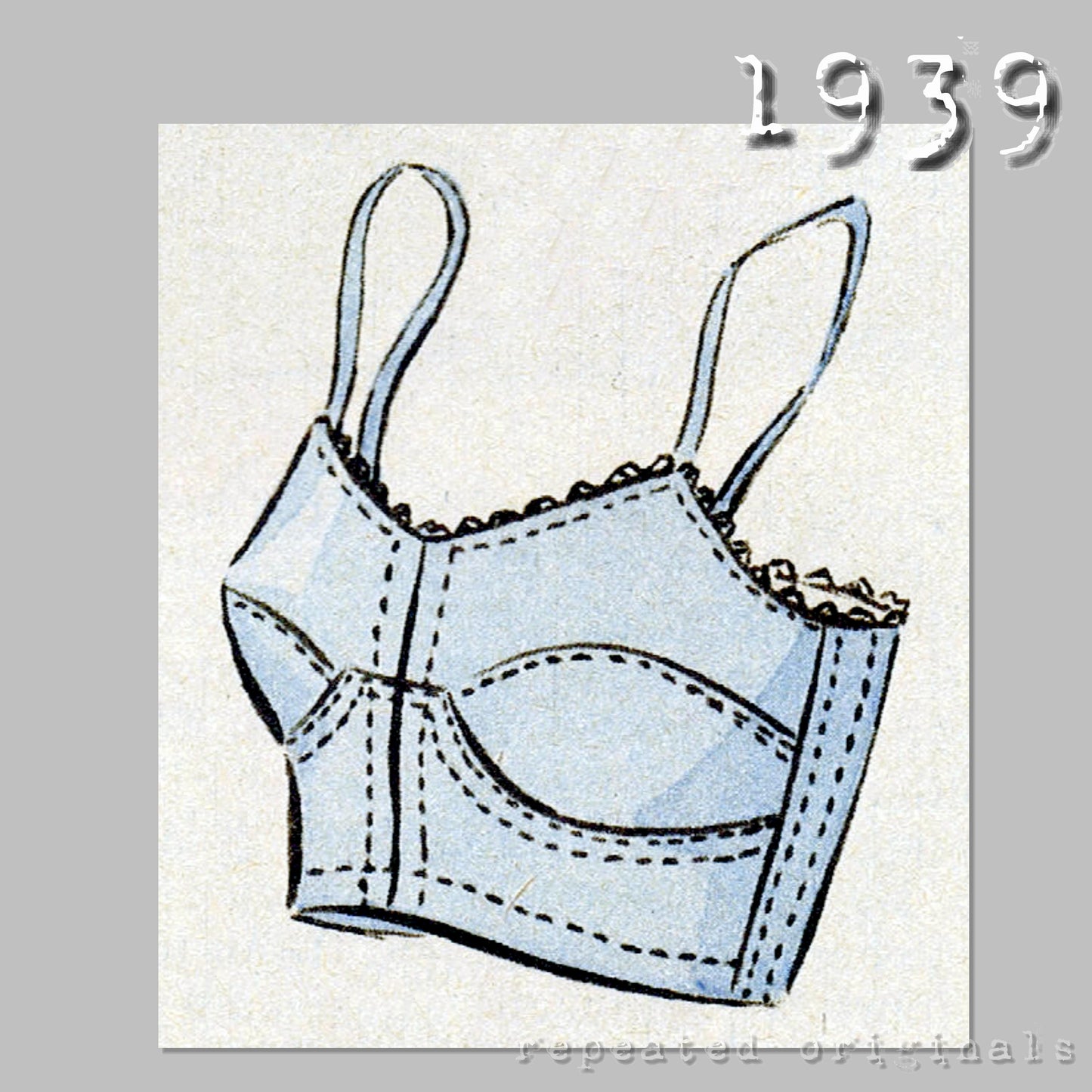 1939 Underwear Sewing Pattern - INSTANT DOWNLOAD PDF