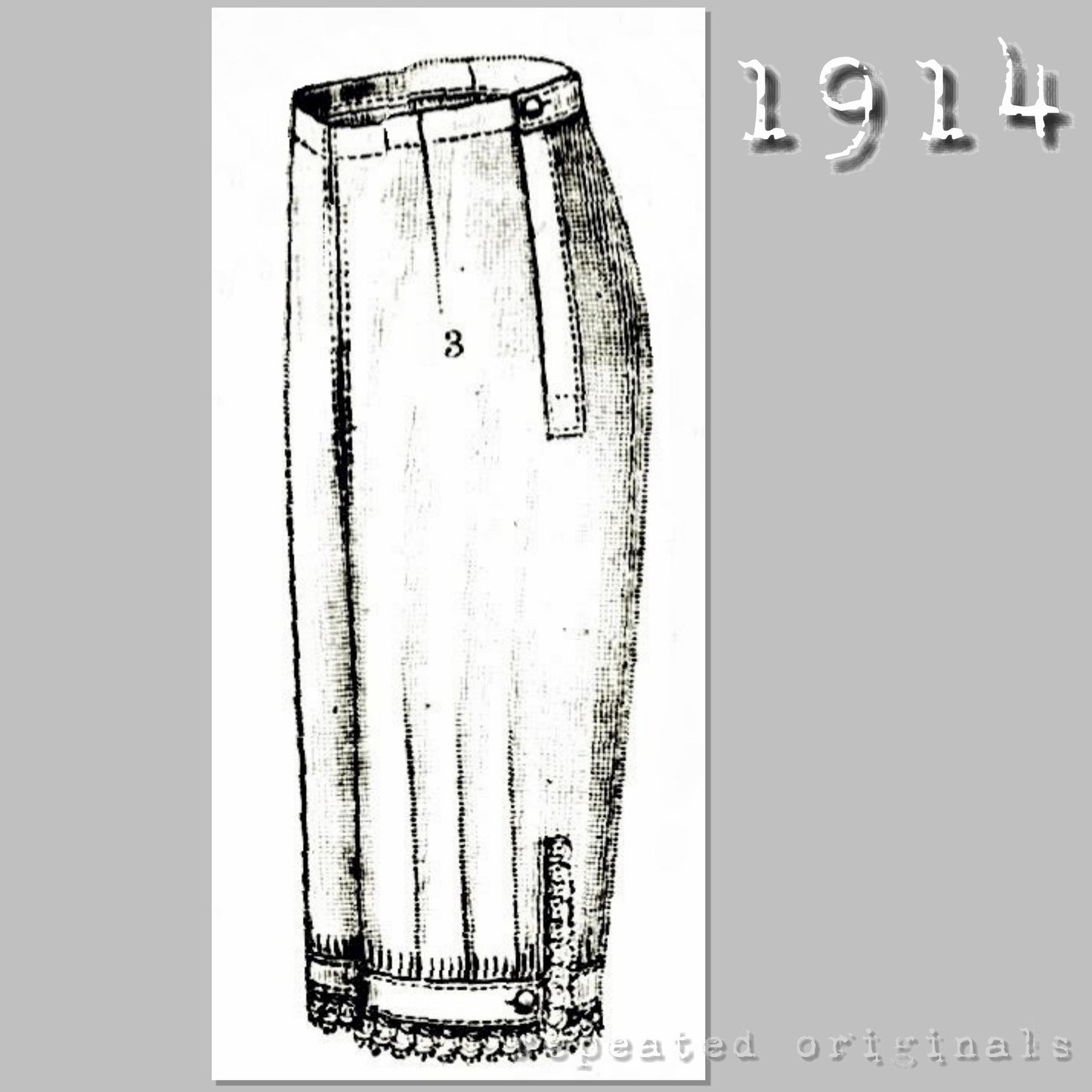 1914 Lingerie Collection Sewing Pattern (Bust 99cm) - INSTANT DOWNLOAD PDF
