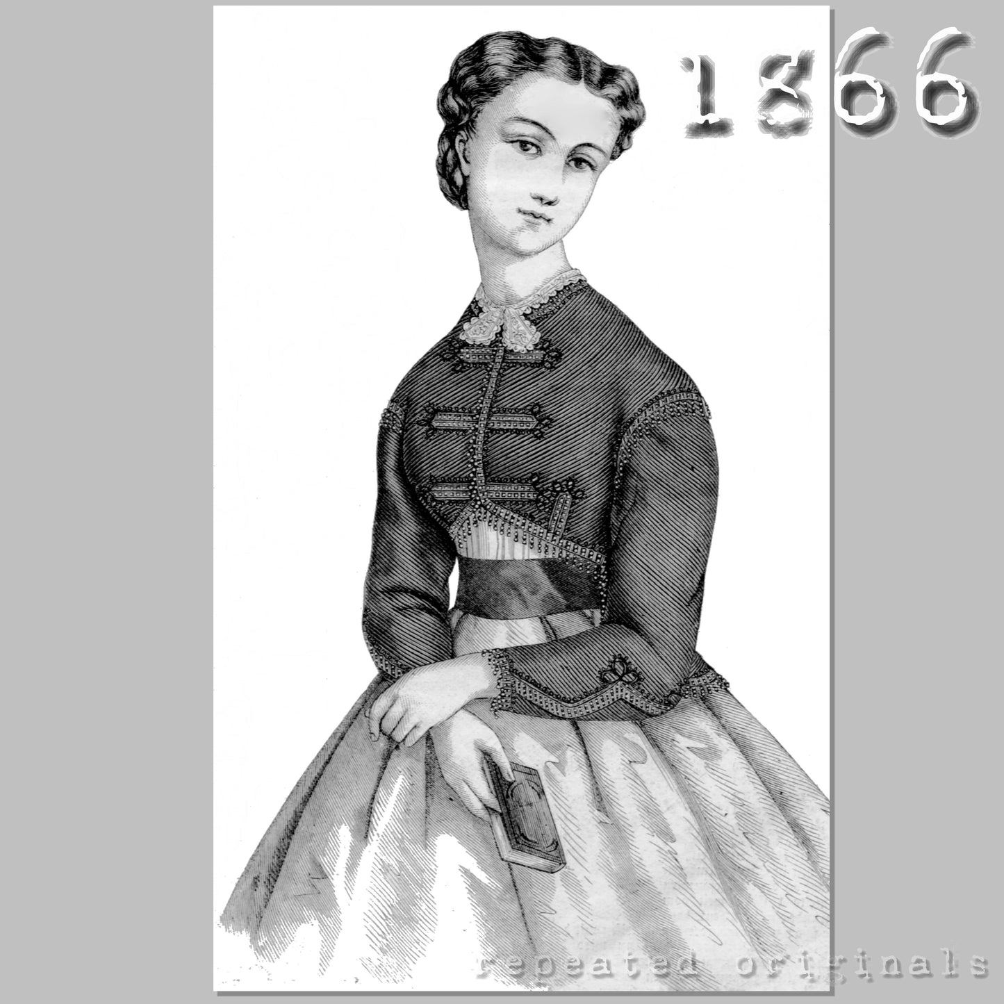 1866 Jacket Sewing Pattern - INSTANT DOWNLOAD PDF