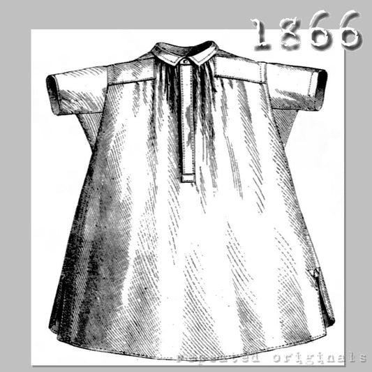 1866 Shirt for Boy 7 - 9 Years Sewing Pattern - INSTANT DOWNLOAD PDF
