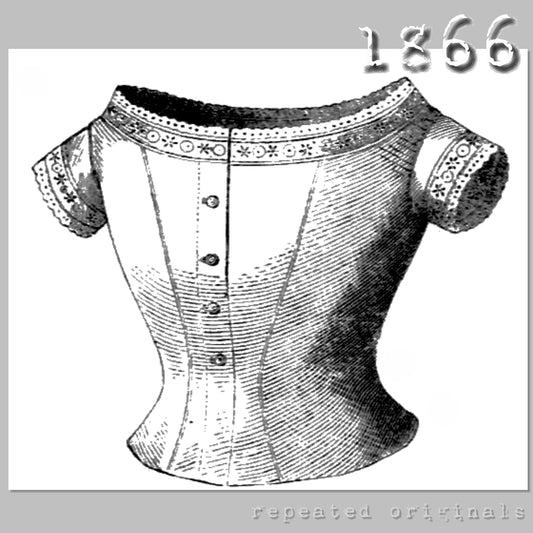 1866 Underbody for Girl 7 - 9 Years Sewing Pattern - INSTANT DOWNLOAD PDF