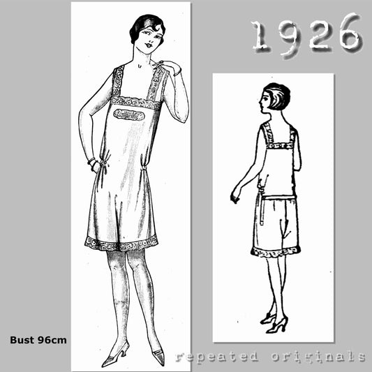 1926 Combinations Sewing Pattern - INSTANT DOWNLOAD PDF