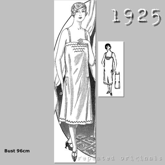 1925 Underdress Sewing Pattern - INSTANT DOWNLOAD PDF