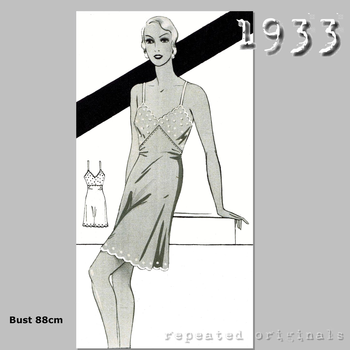 1933 Combinations Sewing Pattern - INSTANT DOWNLOAD PDF